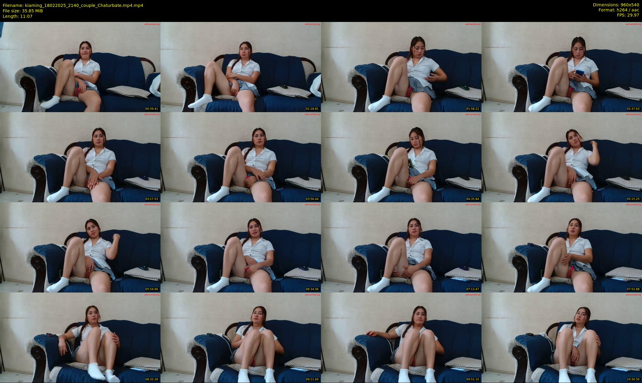 kiaming — 12 minute Chaturbate Female stripcam recording, 480p, Feb 18, 2025