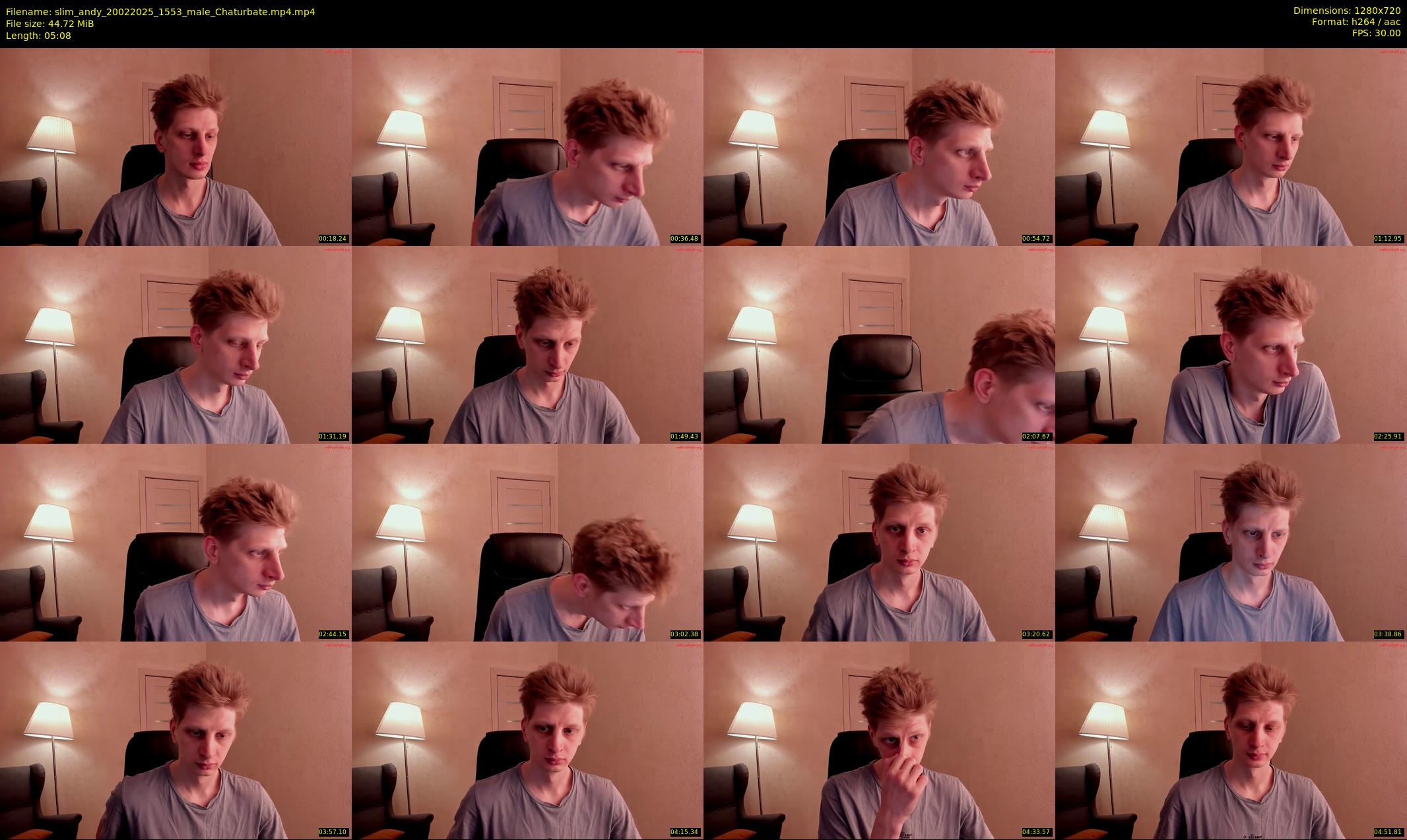 slim_andy — 6 minute Chaturbate Male stripcam recording, 720p, Feb 20, 2025