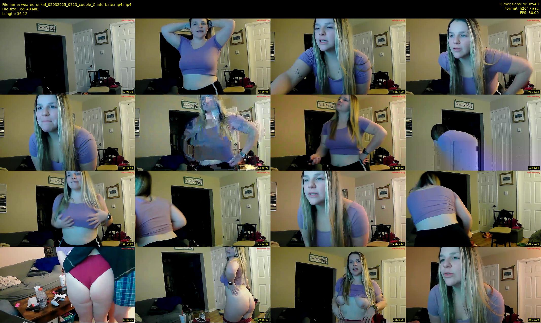 wearedrunkaf — 37 minute Chaturbate Couple stripcam recording, 480p, Mar 2, 2025