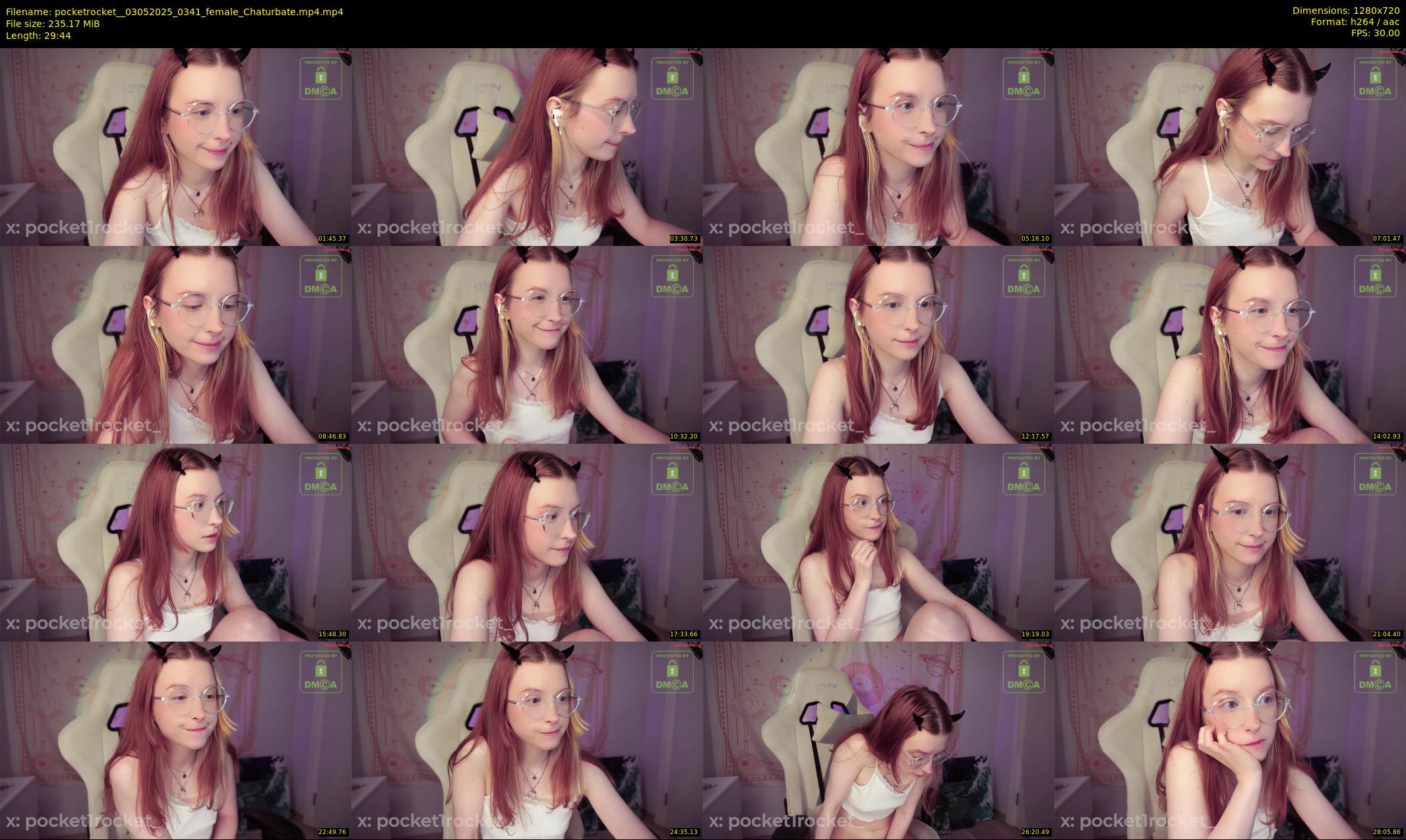 pocketrocket_ — 30 minute Chaturbate Female stripcam recording, 720p, May 3, 2025