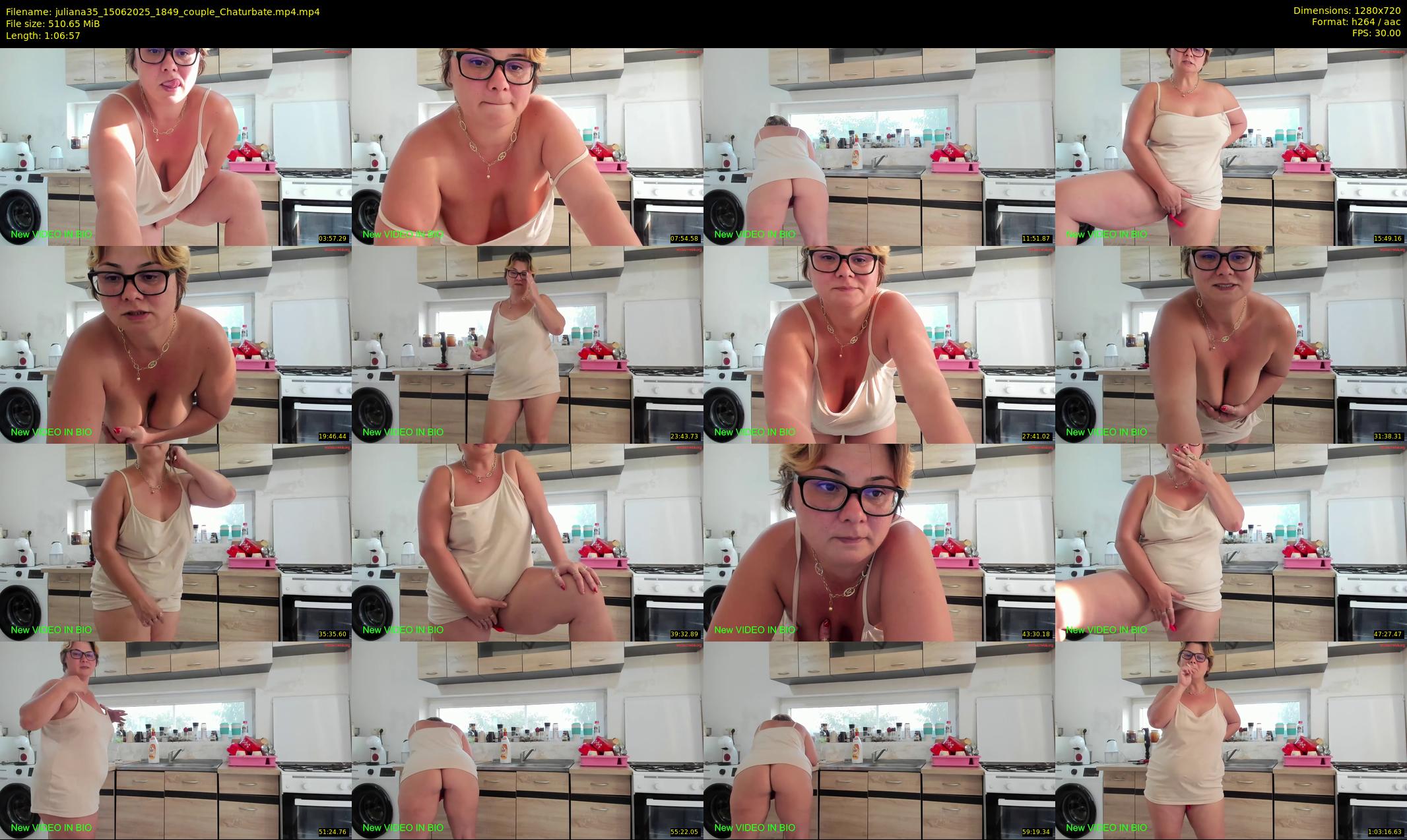 juliana35 — 67 minute Chaturbate Couple stripcam recording, 720p, Jun 15, 2025