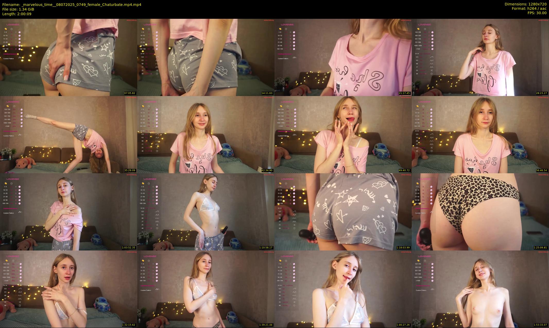 _marvelous_time_ — 121 minute Chaturbate Female stripcam recording, 720p, Jul 8, 2025