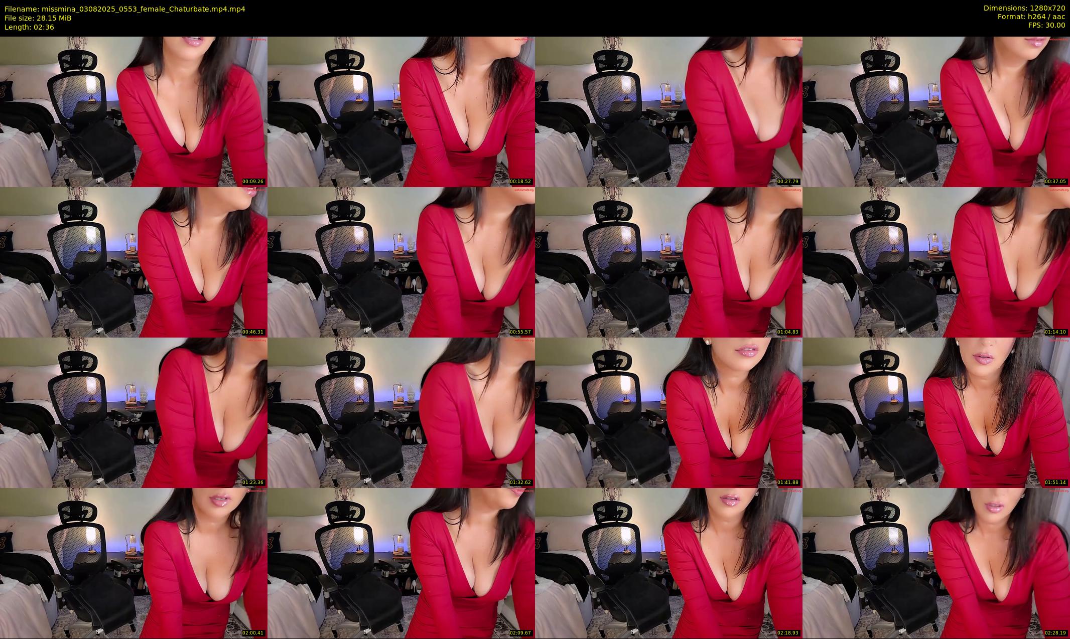 missmina — 3 minute Chaturbate Female stripcam recording, 720p, Aug 3, 2025