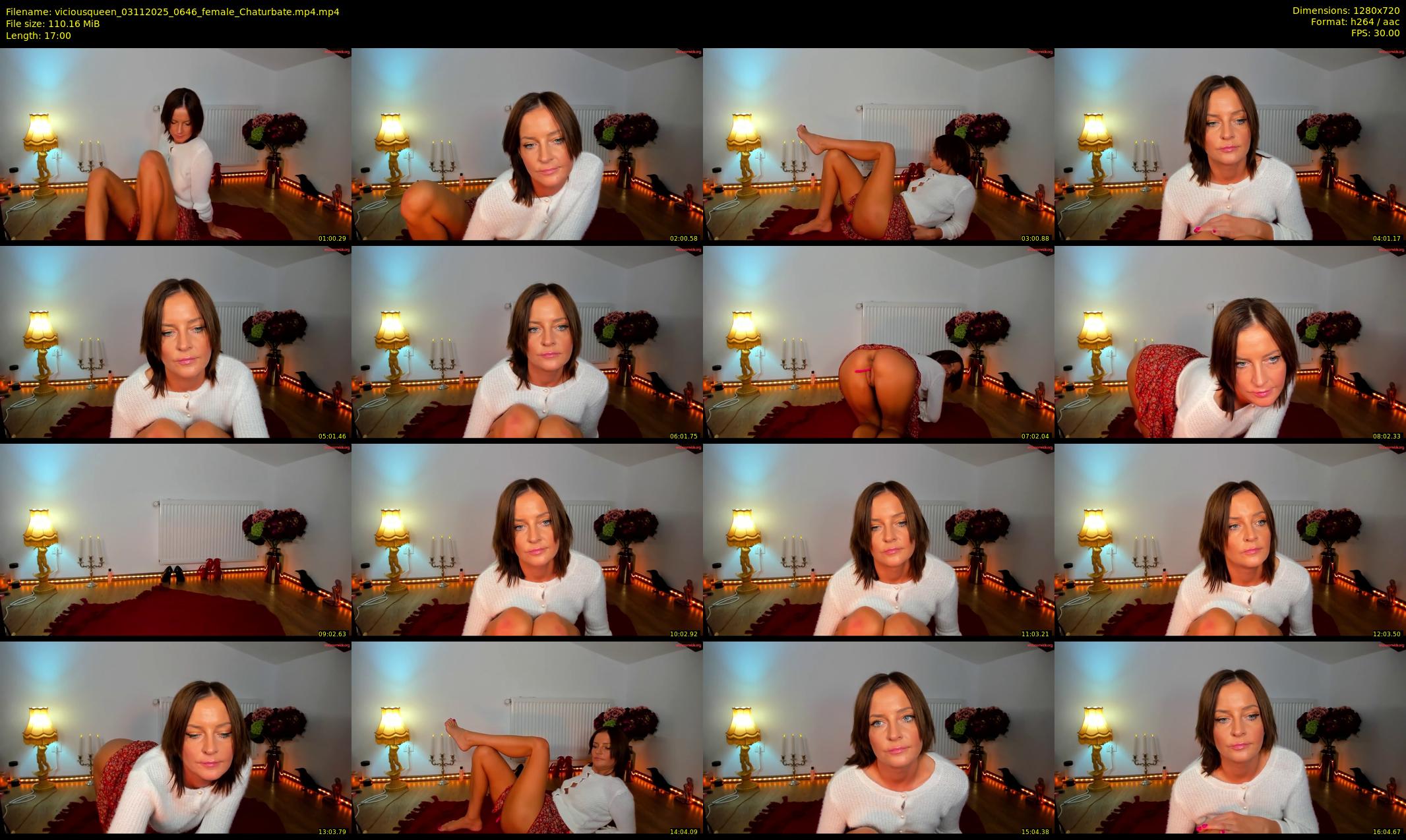 viciousqueen — 17 minute Chaturbate Female stripcam recording, 720p, Nov 3, 2025
