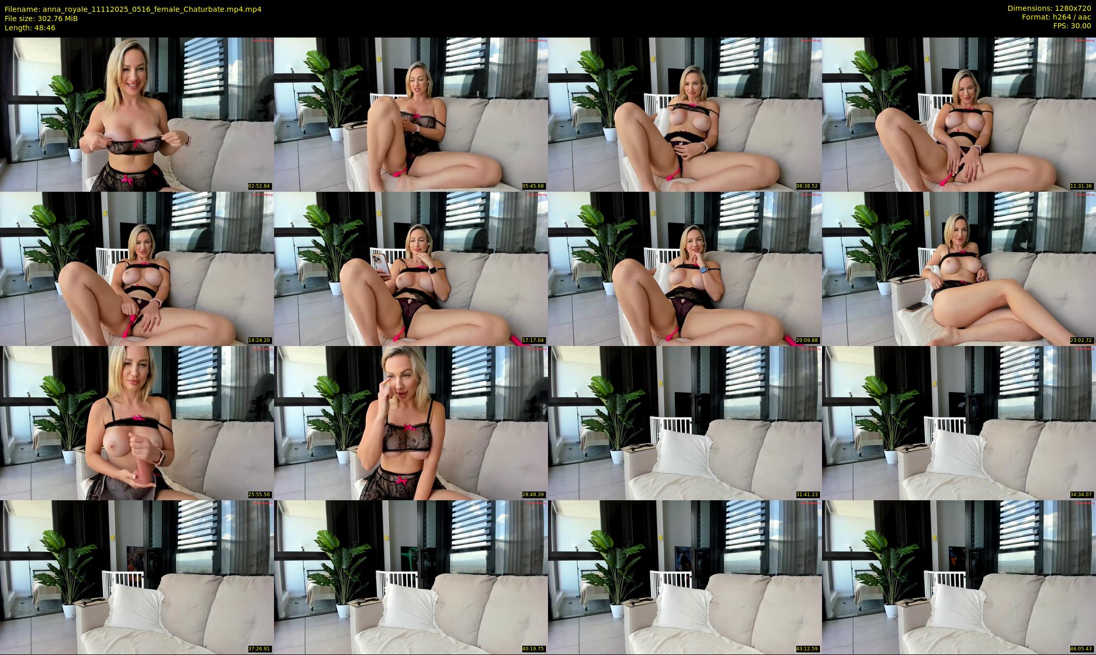 anna_royale — 49 minute Chaturbate Female stripcam recording, 720p, Nov 11, 2025