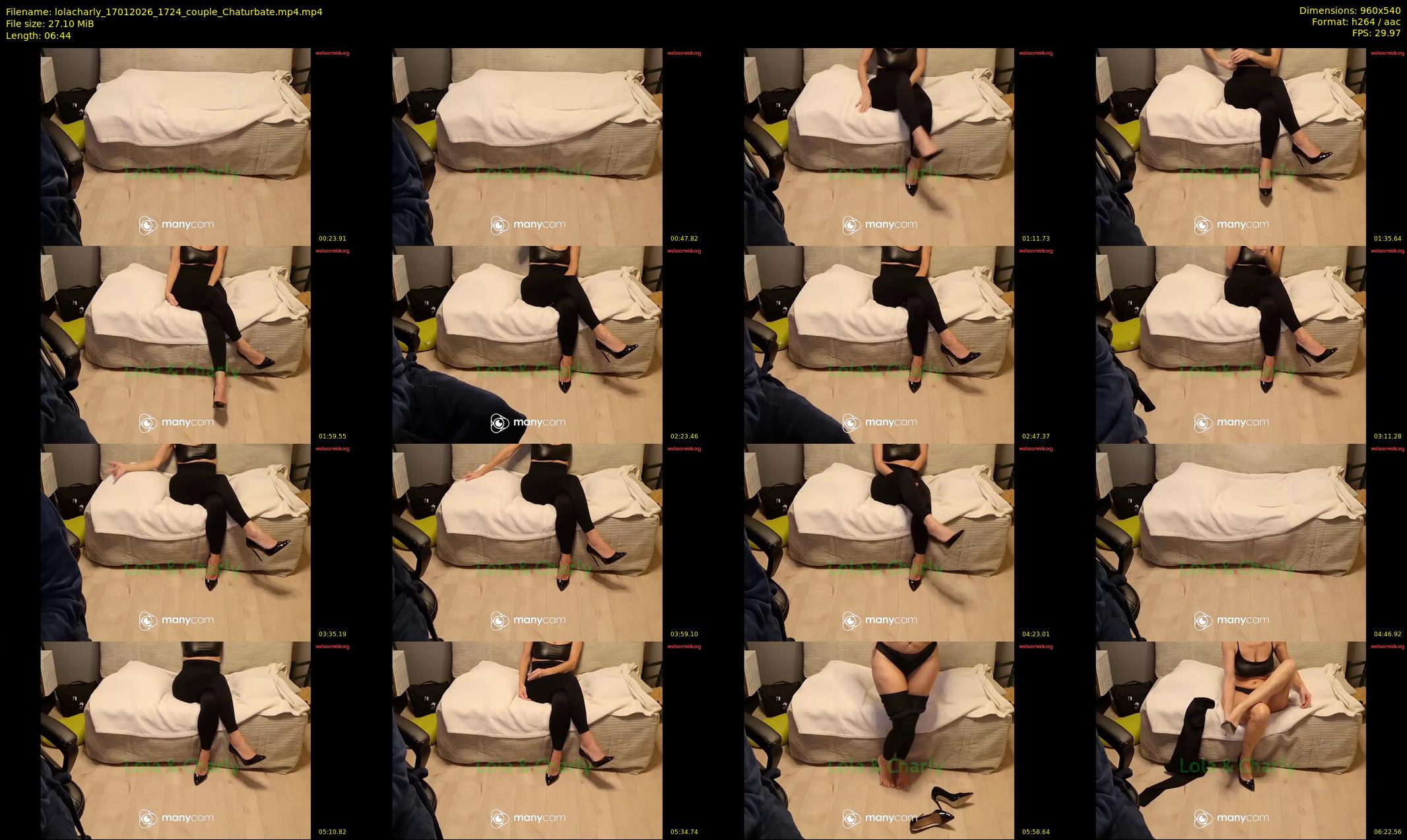 lolacharly — 7 minute Chaturbate Couple stripcam recording, 480p, Jan 17, 2026