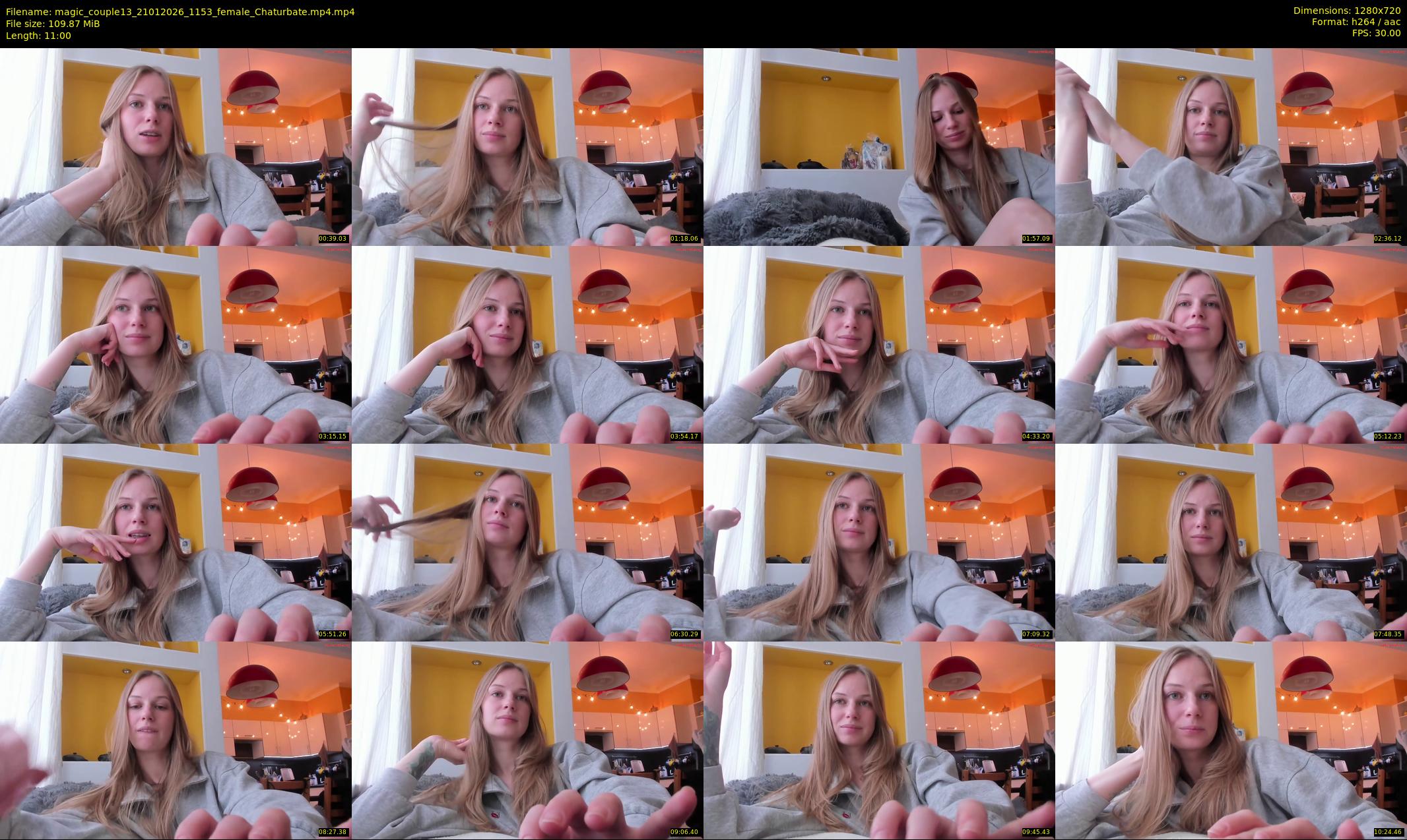 magic_couple13 — 11 minute Chaturbate Couple stripcam recording, 720p, Jan 21, 2026