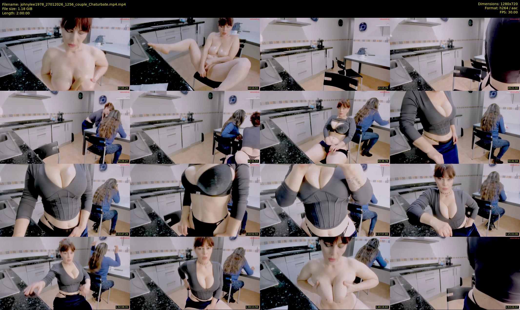 johnylee1978 — 120 minute Chaturbate Couple stripcam recording, 720p, Jan 27, 2026