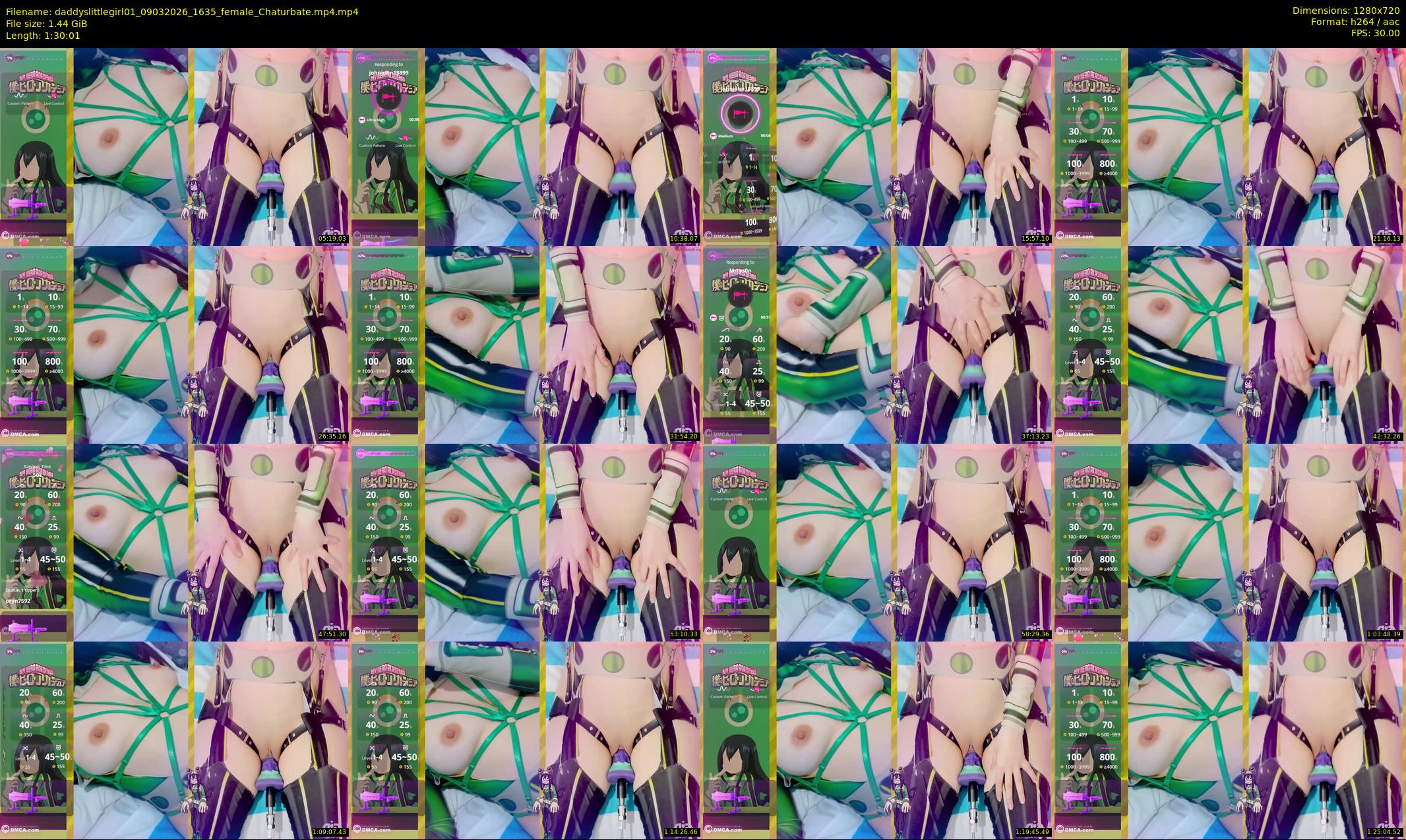daddyslittlegirl01 — 91 minute Chaturbate Female stripcam recording, 720p, Mar 9, 2026