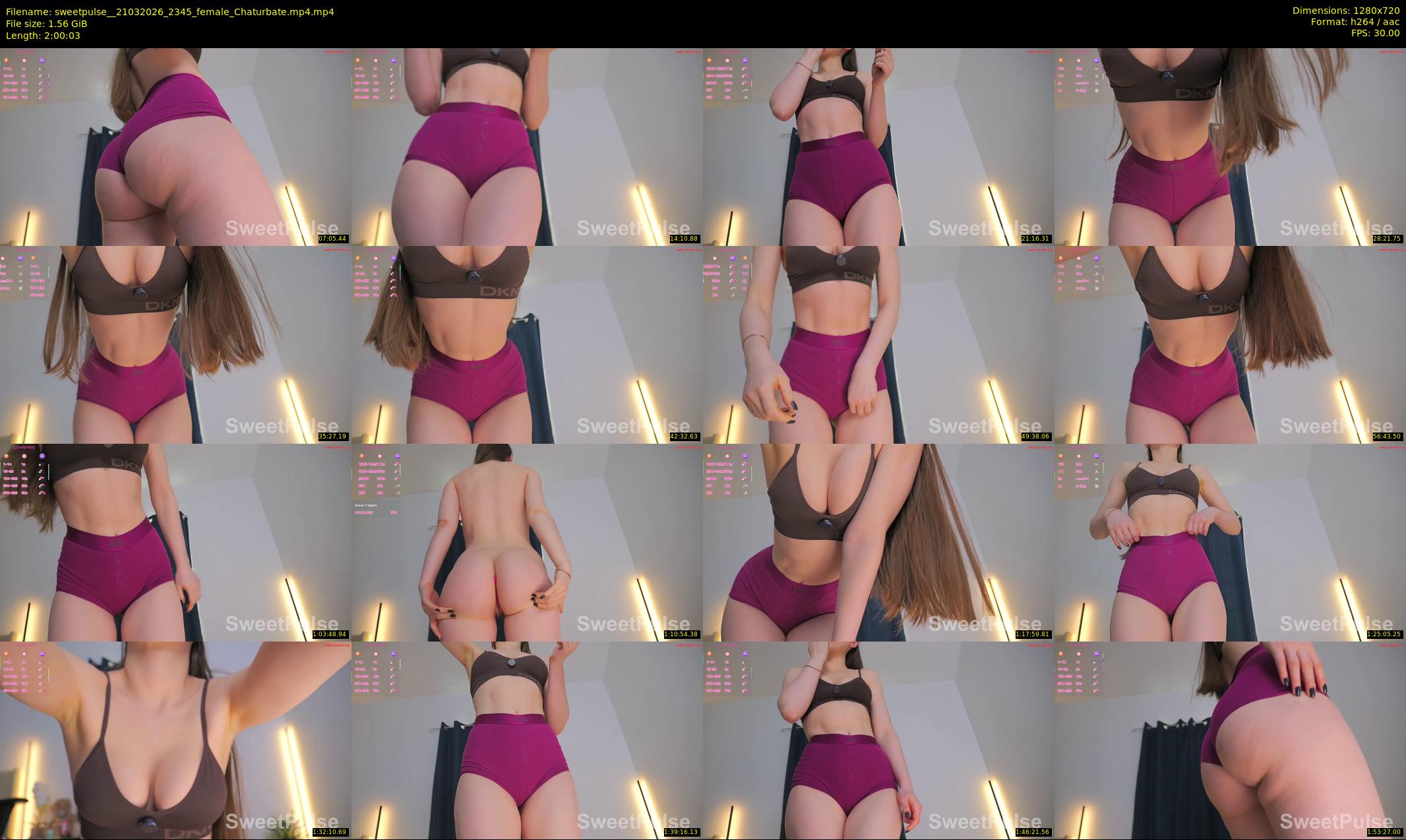 sweetpulse_ — 121 minute Chaturbate Female stripcam recording, 720p, Mar 21, 2026