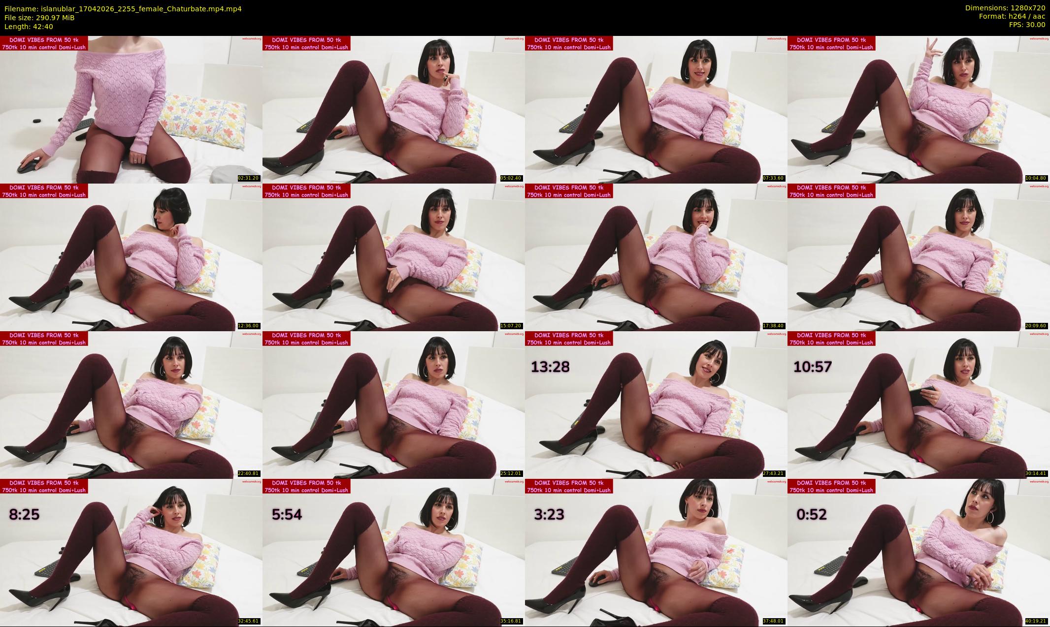 islanublar — 43 minute Chaturbate Female stripcam recording, 720p, Apr 17, 2026