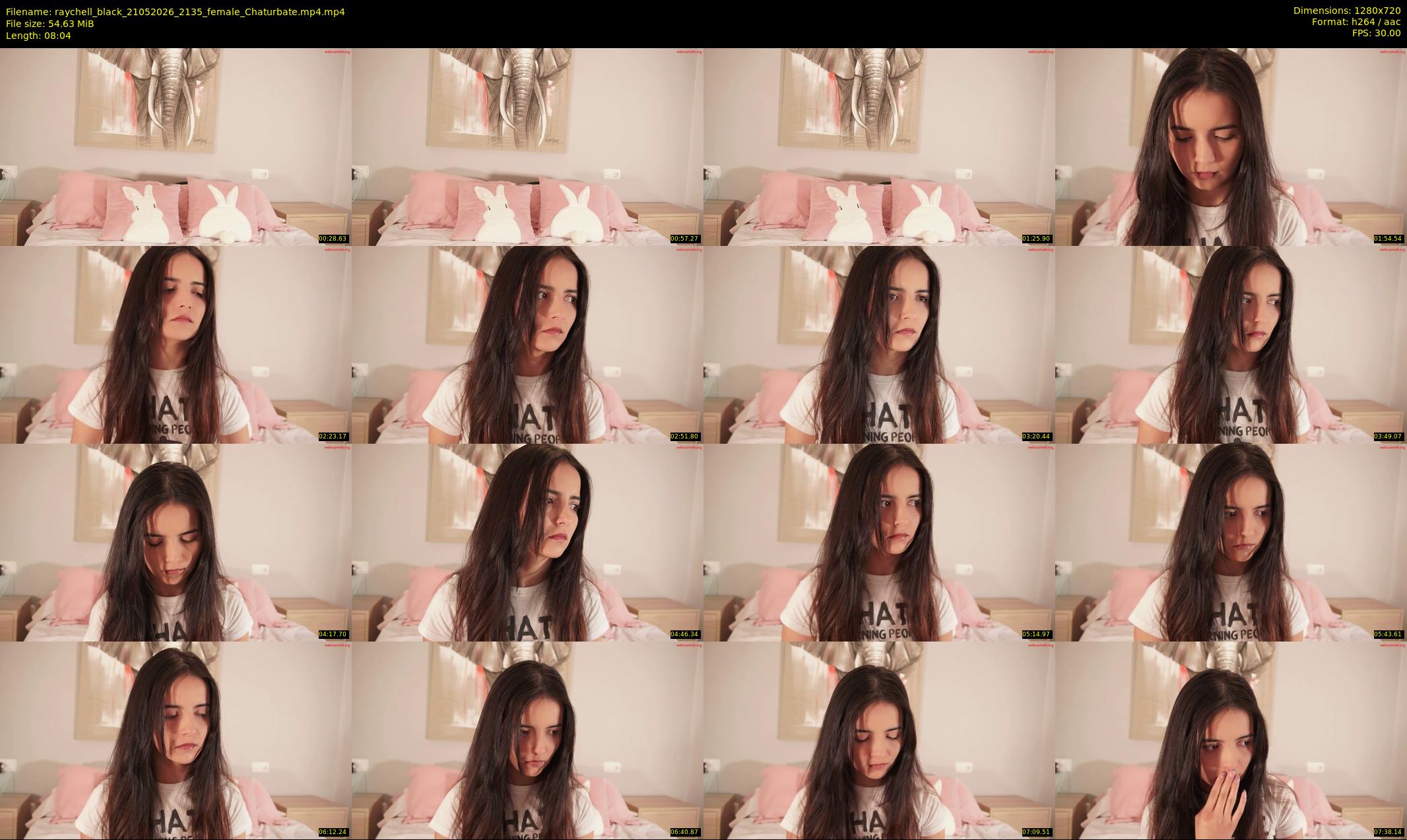 raychell_black — 9 minute Chaturbate Female stripcam recording, 720p, May 21, 2026