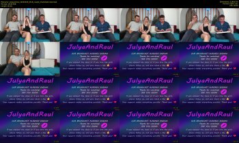 julyaandraul — Chaturbate Couple stripcam recording, May 24, 2026 05:18