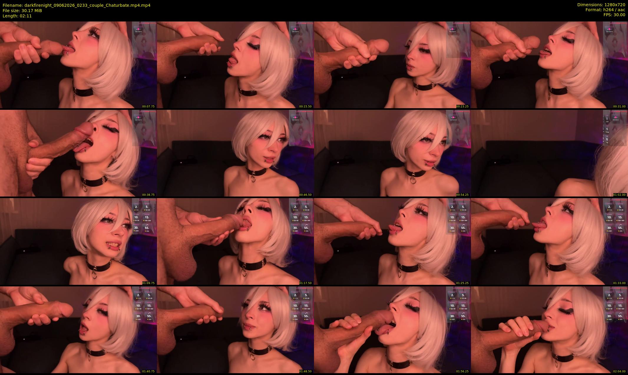 darkfirenight — 3 minute Chaturbate Couple stripcam recording, 720p, Jun 9, 2026
